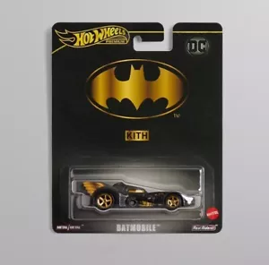 Mattel Hot Wheels Kith Logo Batman 1989 Batimóvil Negro Diecast Juguete Nuevo EN MANO - Imagen 1 de 3