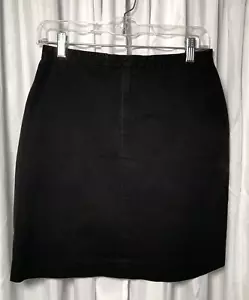 Falda Banana Republic Mujer Talla 4 Negra Línea A Elastizada Chino Oficina Informal - Imagen 1 de 7