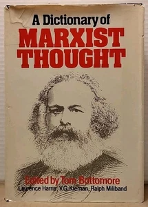 A Dictionary of Marxist Thought Tom Bottomore Editor 1983 1st Printing HCDJ - Picture 1 of 8
