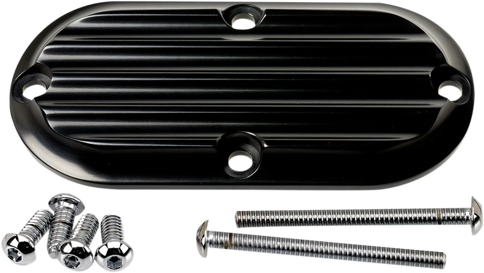 Cubierta de inspección con aletas de aluminio Joker Machine Billet | Negra (06-95-1) Foto 1 de 1