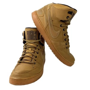 Nike Son of Force Mid Winter Wheat Air Force Gum Sole Sneakers Trainers UK 7 - Picture 1 of 7