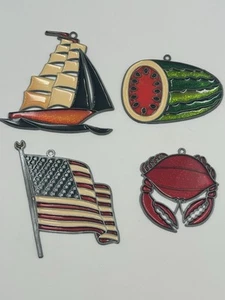 Lote de vitrales de verano del 4 de julio atrapasol bandera americana - Imagen 1 de 10