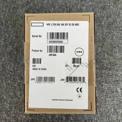 For HPE J9F48A MSA 1.2TB 12G DP 10K 2.5 SFF SAS Hard Drive Server 787648-001 - Image 1 of 4