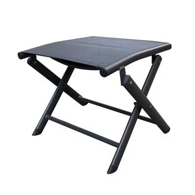 4 Stück Klapphocker Aluminium Gartenstuhl Sitzen Camping Liegen Angler Fußablage - Bild 1 von 4