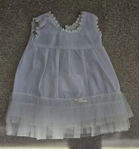 Daisy Kingdom weißes Petticoat-Kleid passt 17-19 Zoll Puppen - Bild 1 von 8