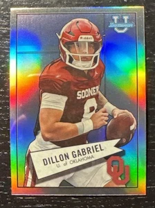 2022 Bowman Chrome U Football Dillon Gabriel Retro Refractor Insert Browns - Bild 1 von 2