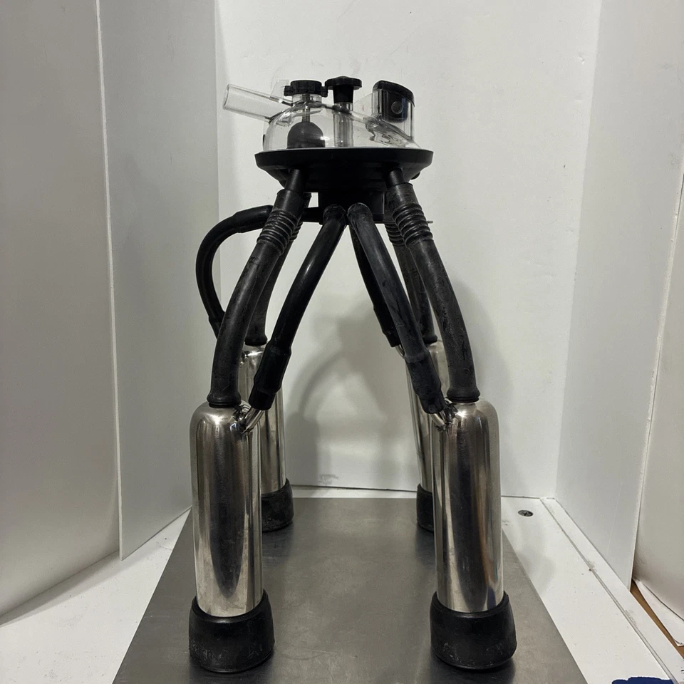 Juego de vasos de leche de racimo de ordeño de vaca 240CC para máquina ordeñadora con bomba de vacío Foto 1 de 1