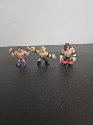 Lote de mini figuras de acción The Miz, Edge, John Morrison WWE Royal Rumbler Foto 1 de 4