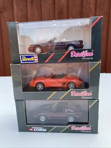 Detail Cars Revell Mercedes 320 SL Cabrio Maroon in 1:43 ART 231 & Two OTHERS - Imagen 1 de 17