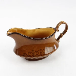 Metlox Poppytrail Vernon Gravy Boat San Fernando Gold Pattern Vintage - Picture 1 of 5
