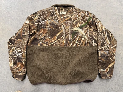 Камуфляжная флисовая куртка Drake Waterfowl Systems XL Realtree Max-5 для охоты на открытом воздухе - Изображение 1 из 4