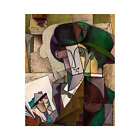 Diego Rivera, Young Man with a Fountain Pen, Canvas Print, 11" x 14" + Border