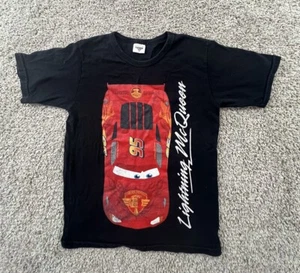 Vintage Disney Cars Lightning McQueen Race T-Shirt Sz 4T Kids Child Youth - Picture 1 of 9