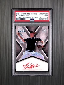 2023 Wild Card Matte - Kade McClure - Grey X-Plode - Silver Auto 1/1 - PSA 9 - Picture 1 of 2