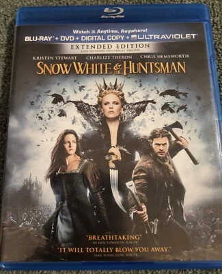 Snow White and the Huntsman Blu ray DVD 2012 Extended Edition  - Image 1 of 3