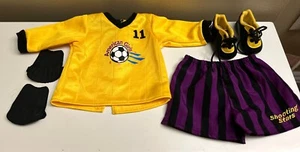 American Girl bambola Shooting Stars vestito calcio 1996 compagnia piacevole - Foto 1 di 4