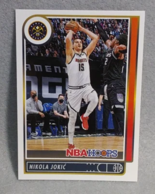 Nikola Jokic, 2021-22 PANINI NBA HOOPS Base #11, Nuggets - Image 1 of 2