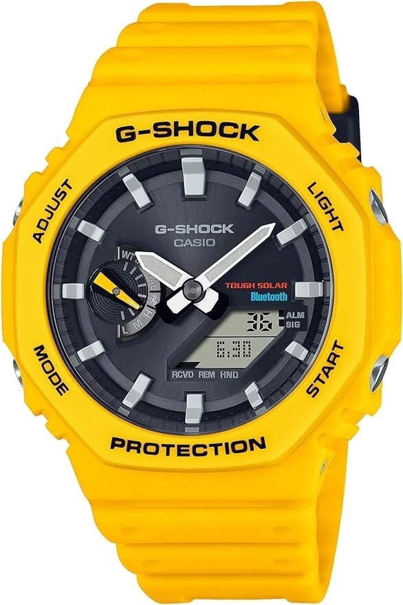 Casio G-Shock GA-B2100C-9A GAB2100C-9 Bluetooth Solar Men's Yellow Watch