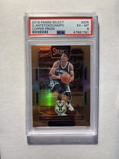 2016-17 Panini Select COPPER PRIZM #/49 Giannis Antetokounmpo #205 PSA 6 BUCKS