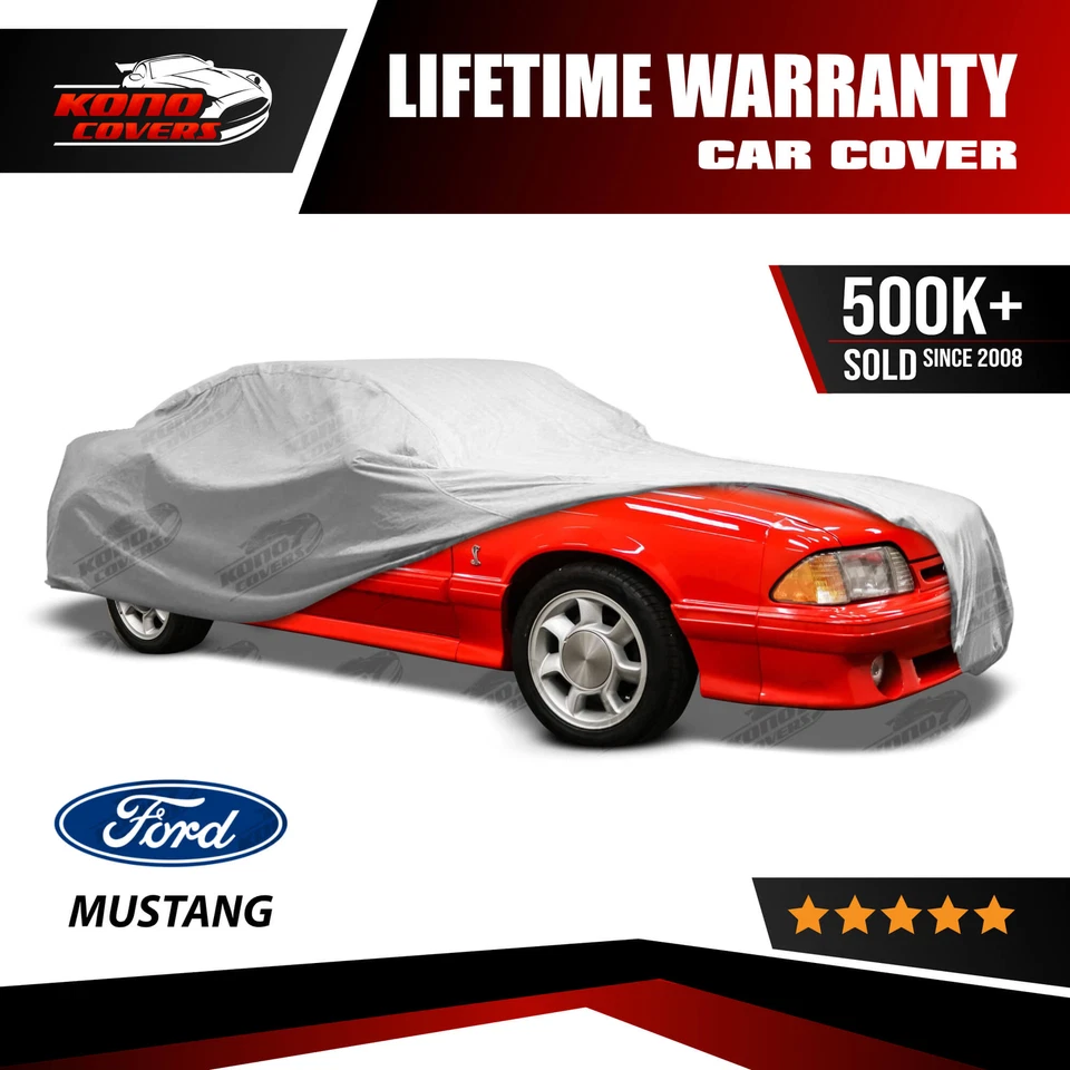 4-слойный автомобильный чехол для кабриолета Ford Mustang GT Cobra 1989 1990 1991 1992 1993 - Изображение 1 из 4