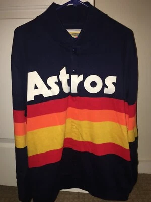 Houston Astros 1986 Mitchell & Ness Rainbow Throwback Sweater: XL Kate Upton - Image 1 of 4