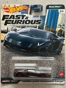 Hot Wheels Premium Fast and Furious LAMBORGHINI AVENTADOR COUPE Euro Fast - Bild 1 von 4