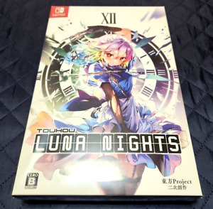 Switch Limited Touhou Luna Nights Deluxe w/Soundtrack CD + 8 Badges + 3 Jackets