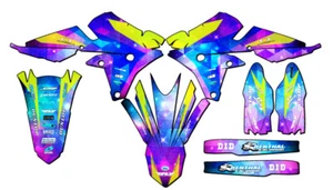 2014-2017 YZ 450 F SPACE KADET Galaxy Senge Graphics Kit Compatible with Yamaha - Picture 1 of 10