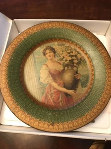 18 CENTURY ANTIQUE ROYAL SAXONY ART METAL PLATE -NO. 101 Auf Capri - Picture 1 of 6