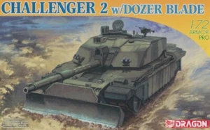 DRAGON 7285 CHALLENGER 2 con tanque hoja dozer 1:72 modelo kit armadura pro nuevo - Imagen 1 de 1