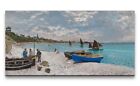 Remaster 120x60cm Claude Monet Impressionismus weltberhmtes Wandbild Boote am S