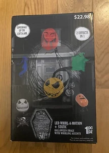Nightmare Before Christmas LED Whirl-A-Motion and Static, New In Box - Picture 1 of 2