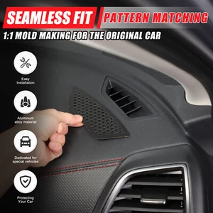 Black Instrument Side Air Outlet Cover Mesh Trim For Subaru Forester 2019-2024 - Bild 1 von 12