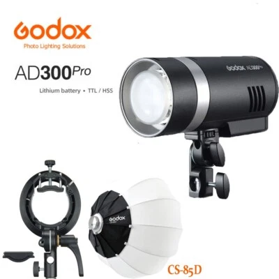 AU Godox AD300Pro TTL HSS Outdoor Flash+ 85cm Softbox+S2-type Bracket +2M Stand - Image 1 of 4
