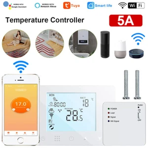 Tuya WiFi RF Smart Thermostat Gas Boiler Room Heating Temperature Controller APP - Picture 1 of 17
