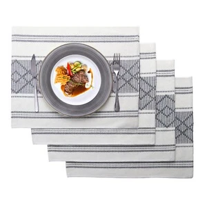 Elegant Thick placemats for Dining Table Decor Farmhouse Heat Resistant Table... - Picture 1 of 7