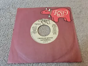 The Ramones- ‘I Wanna Be Sedated’ 45 RPM RSO Promo- Near Mint - Picture 1 of 8