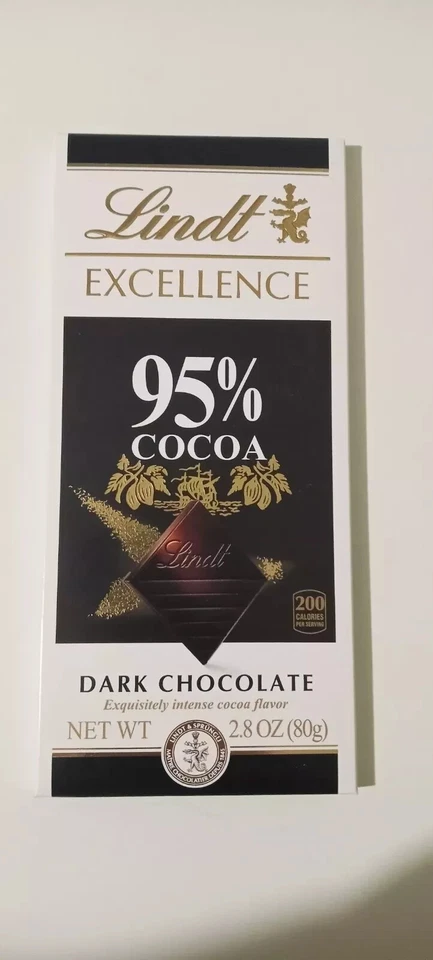 1 bar Lindt EXCELLENCE 95 % chocolate negro cacao, 2,8 oz  Foto 1 de 1