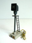 TRAINS  JEP  "O"  SIGNAL LUMINEUX  ANNÉES 50  BON ÉTAT Ht 13 cm