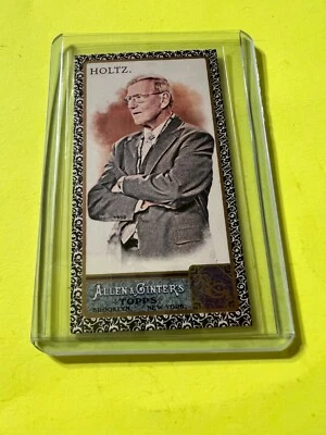 2011 Allen & Ginter - Lou Holtz  #3 Mini Black Border - ESPN - Notre Dame - Image 1 of 2