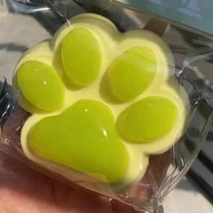 Weiche klebrige Textur Silikon grüne Traube Katzenpfoten Spielzeug langsam zurückprallende Kompression - Bild 1 von 24