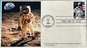 S&T Cachet by Tom Ohagen 2841 Mondlandung Erde abgebildet hinter Armstong? - Bild 1 von 1