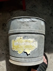 Wheeling 8 1/2 Inch Tall Galvanized Steel Bucket - Picture 1 of 4