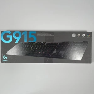 Logitech G915 LIGHTSPEED RGB Mechanical Gaming Keyboard, Low Profile Switches - Afbeelding 1 van 7