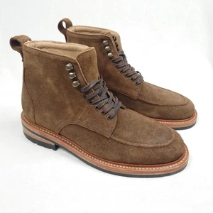 NUEVAS Botas Huckberry Rhodes Owen Puntera Sin usar, en caja Goodyear Welt Marrón Gamuza EE. UU. M 8,5 nuevas sin caja - Imagen 1 de 10