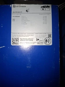 Bremsbeläge Audi A3 SKODA Oktavia GOLF GTI  vorne - Bild 1 von 6