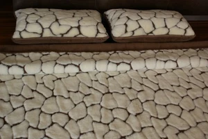 Luxus Wolle Set Bettenset Kaschmir Kamelhaar Doppelbett Bettdecke 2 Kissen 45x75 - Picture 1 of 7