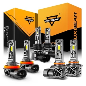 For Lexus IS250 IS350 2006-2010 AUXBEAM Canbus LED Headlight Fog Light Combo 6x - Picture 1 of 12