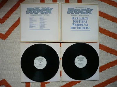 The History Of Rock Volume 27 Black Sabbath Deep Purple Mott Rock Vinyl 2 LP EXC - Image 1 of 4