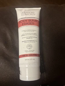 NEW SEALED Advanced Clinicals Body Bump Eraser Lactic Glycolic Acid Serum 8 Oz - Picture 1 of 3